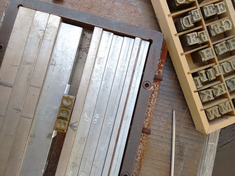 Personalized Gold Foil Stationery, Custom Note Cards, Serif Font