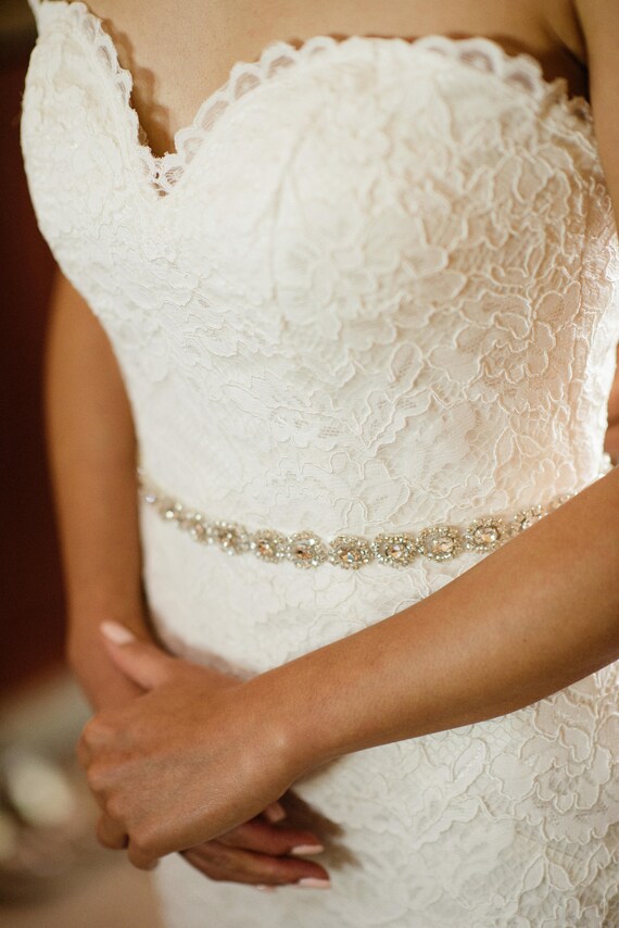 jeweled wedding belt