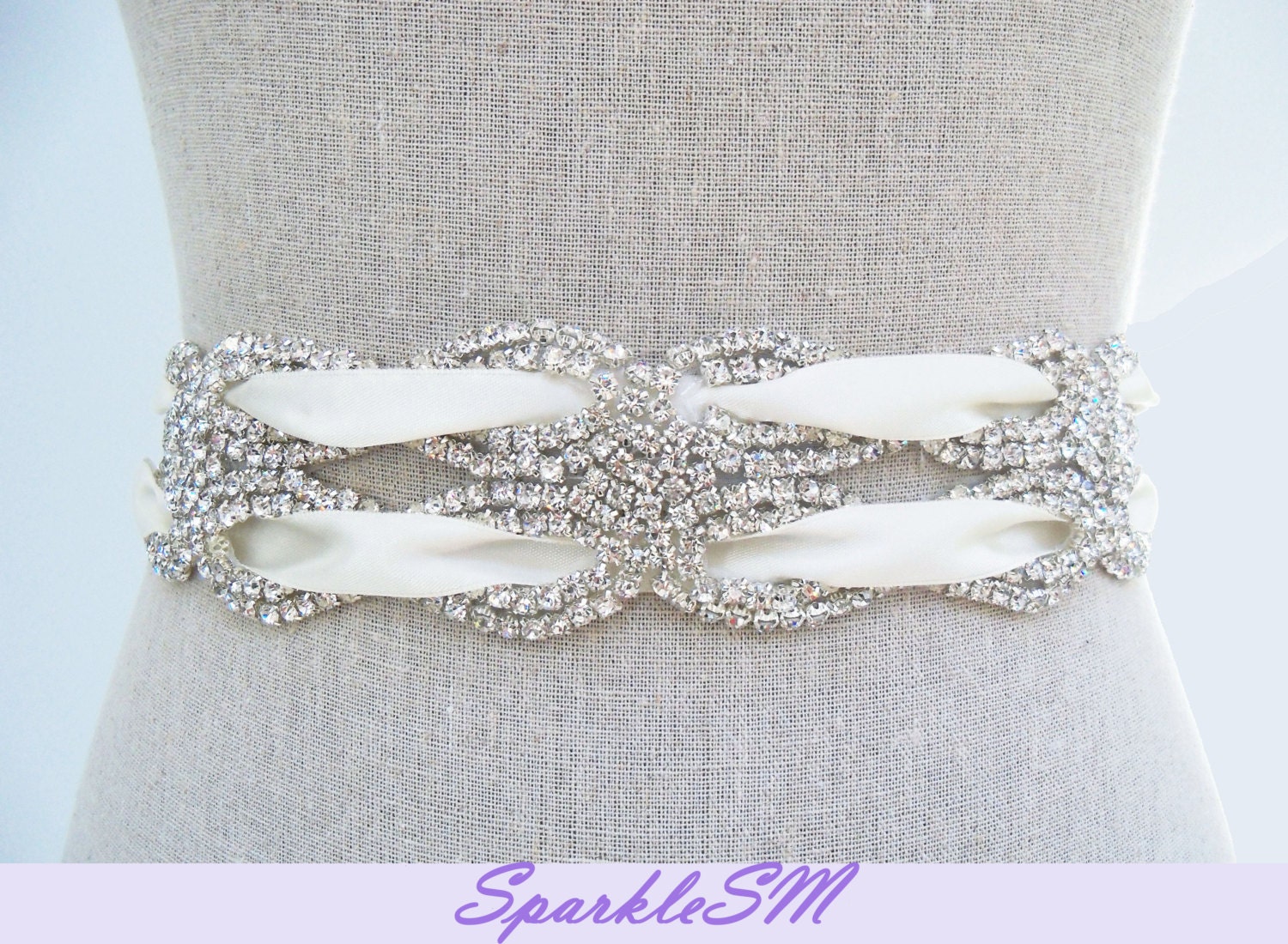 rhinestone belt sash
