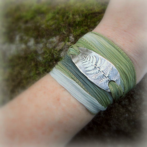 Silver fern bracelet sale