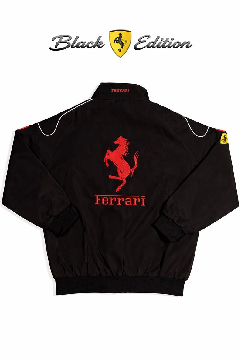 Ferrari F1 Vintage Racing Jacket Non Padded Classic Edition image 8