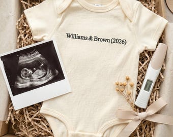 Body de bebé con temática científica bordado con nombre, body de bebé con texto personalizado, regalo de doctorado de la tía, conjunto para anunciar el nacimiento del bebé.