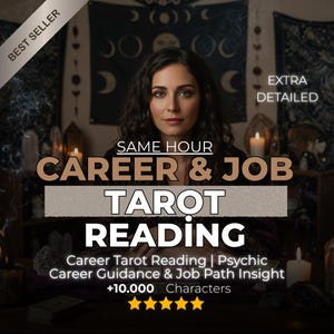 Career Reading | Same Hour Job & Money Reading, Honest Career Tarot Reading, Financial Opportunities and Future Path Spiritual Guidance