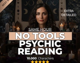 Psychic Reading Same Hour, Accurate Clairvoyant Reading, No Tools Psychic Reading, Future Prediction, In Depth Energy Insight
