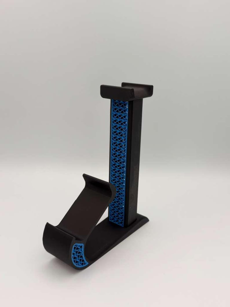 Gaming Headset Stand with Controller Holder, 3D Printed Desk Organizer, PS5 Xbox Headphone Stand, Gamer Setup Accessories Gift image 7