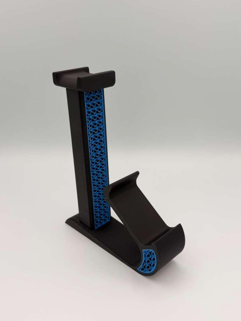 Gaming Headset Stand with Controller Holder, 3D Printed Desk Organizer, PS5 Xbox Headphone Stand, Gamer Setup Accessories Gift image 8