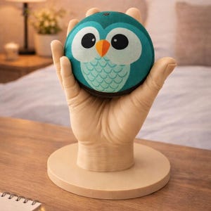 Podstawka pod głośnik Echo Dot, stojak na głośnik Alexa, stacja dokująca drukowana w 3D, inteligentny uchwyt na głośnik, wyjątkowa dekoracja biurka, prezent dla miłośników technologii