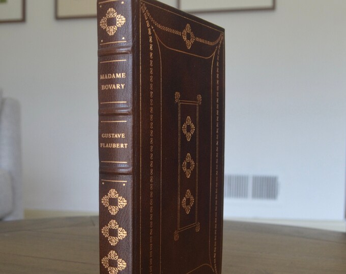 Madam Bovary, Gustave Flaubert, The Franklin Library, 1979, Vintage Leather Book