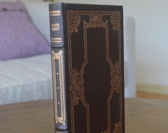 Zane Grey, The Ranger and Other Stories, The Franklin Library, 1979, Vintage Leather-bound edition, book