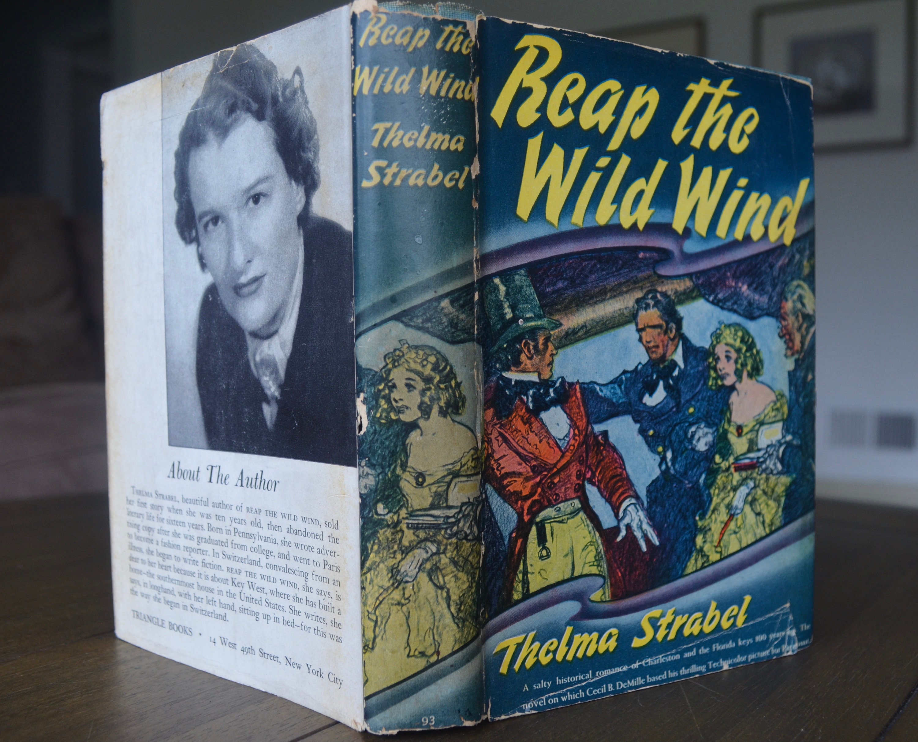 Reap the Wild Wind, Thelma Strabel, 1942, Vintage Adventure Novel 