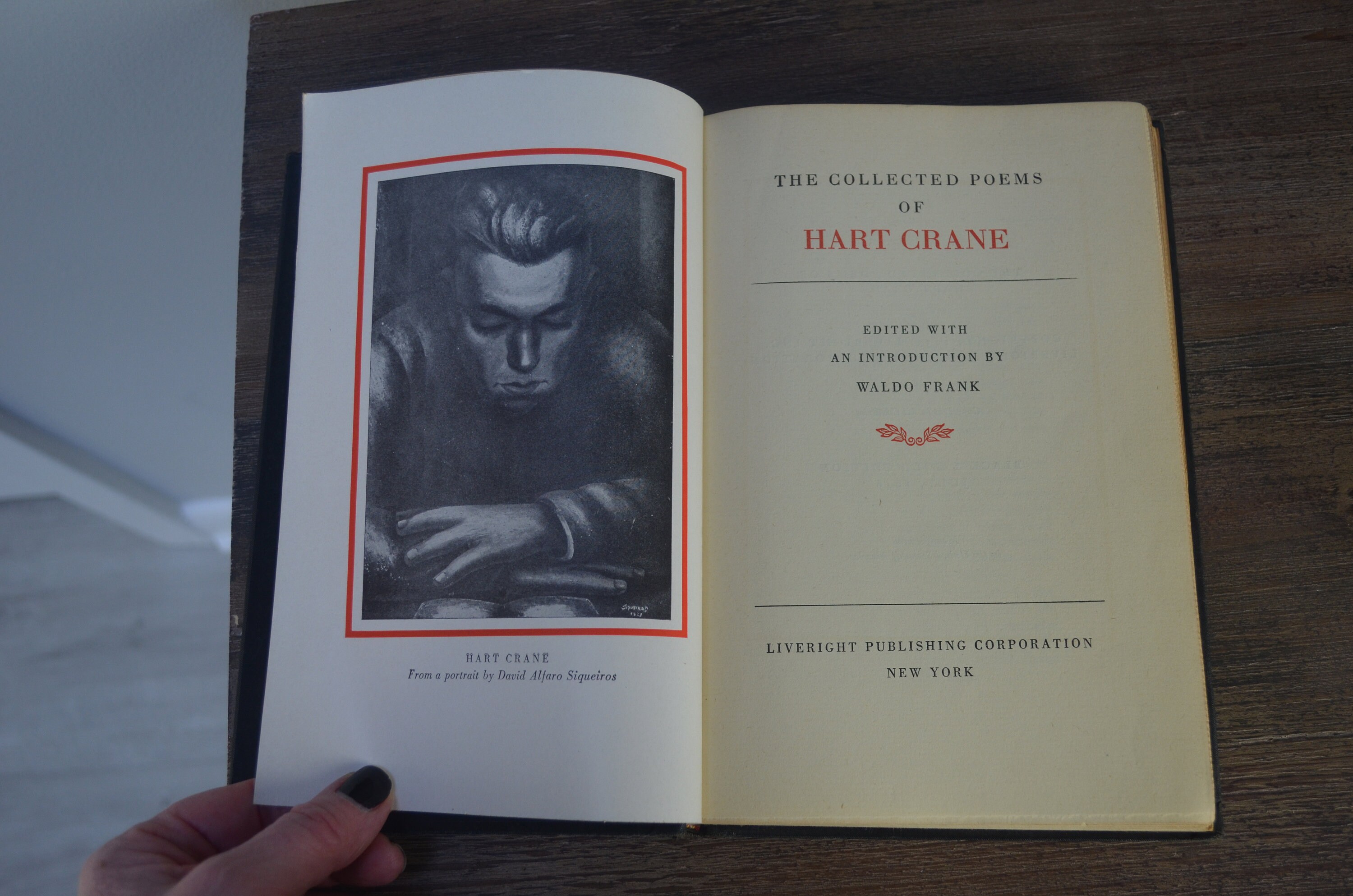The Collected Poems of Hart Crane, ed. Waldo Crane, Liveright Publishing Co, July 1946, Black and Gold Edition