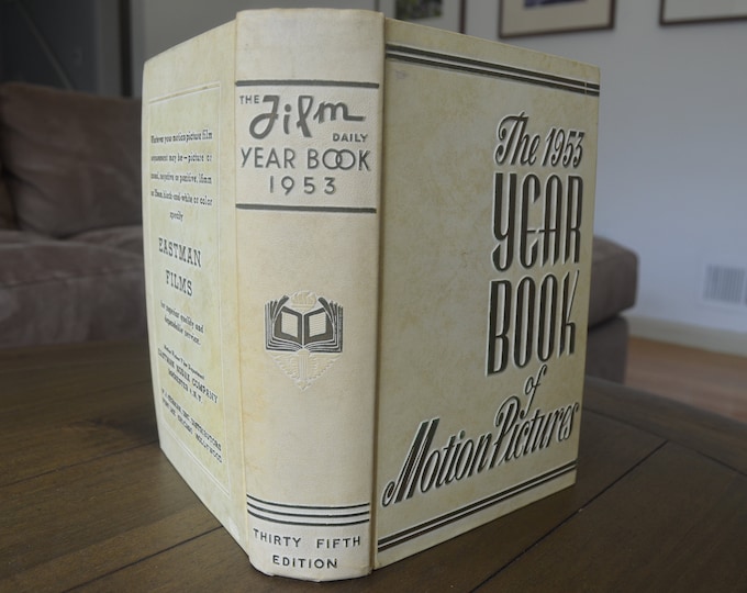 The 1953 Year Book of Motion Pictures, Editor-in-Chief Jack Alicoate, The Film Daily, 25th Annual Edition, Vintage Movie Reference