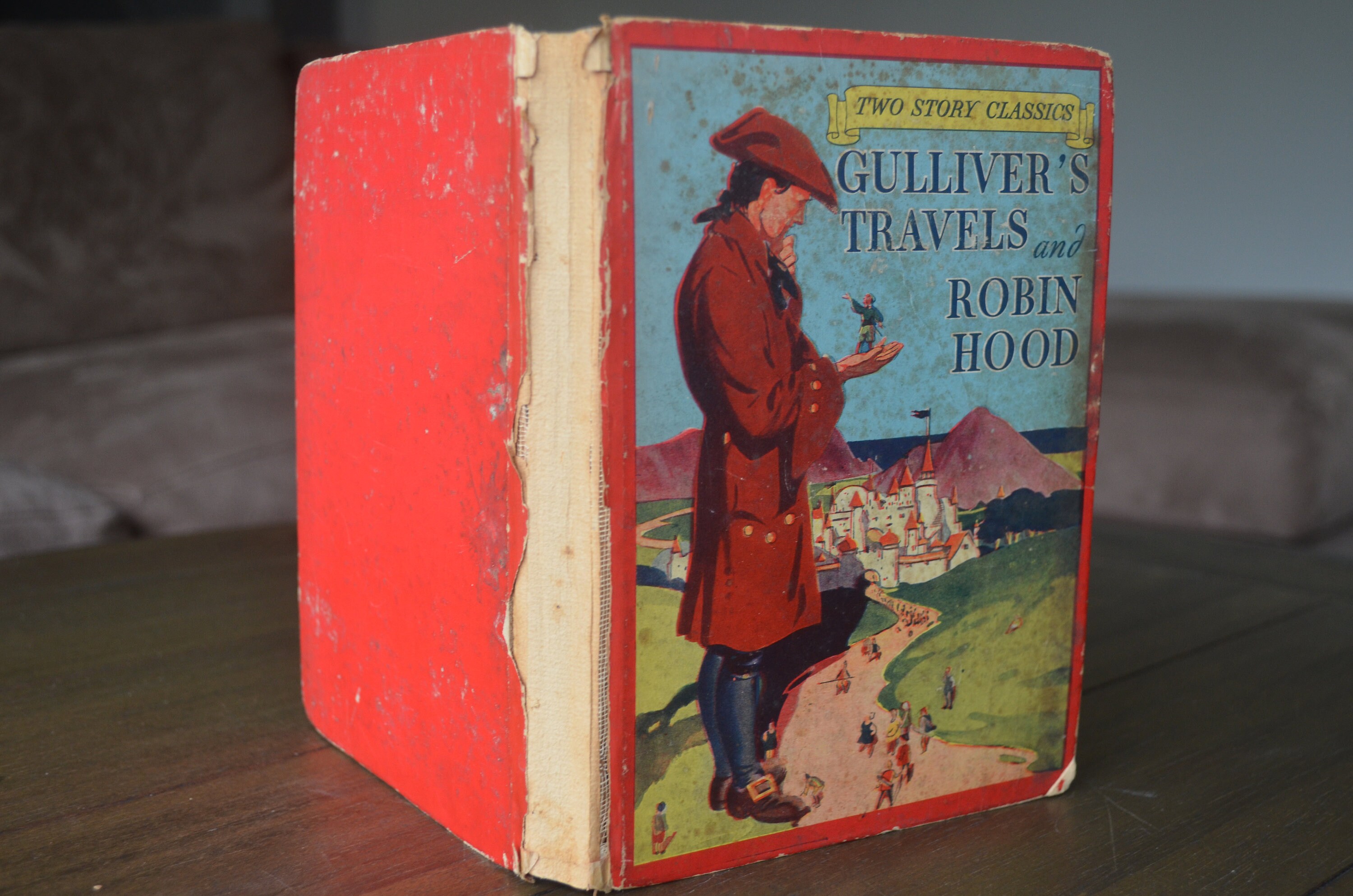 Gulliver Travels and Robin Hood, Two Story Classics, Jonathan Swift, S.C.  Johnson, Whitman Publishing, 1940s, Shabby Chic - Etsy