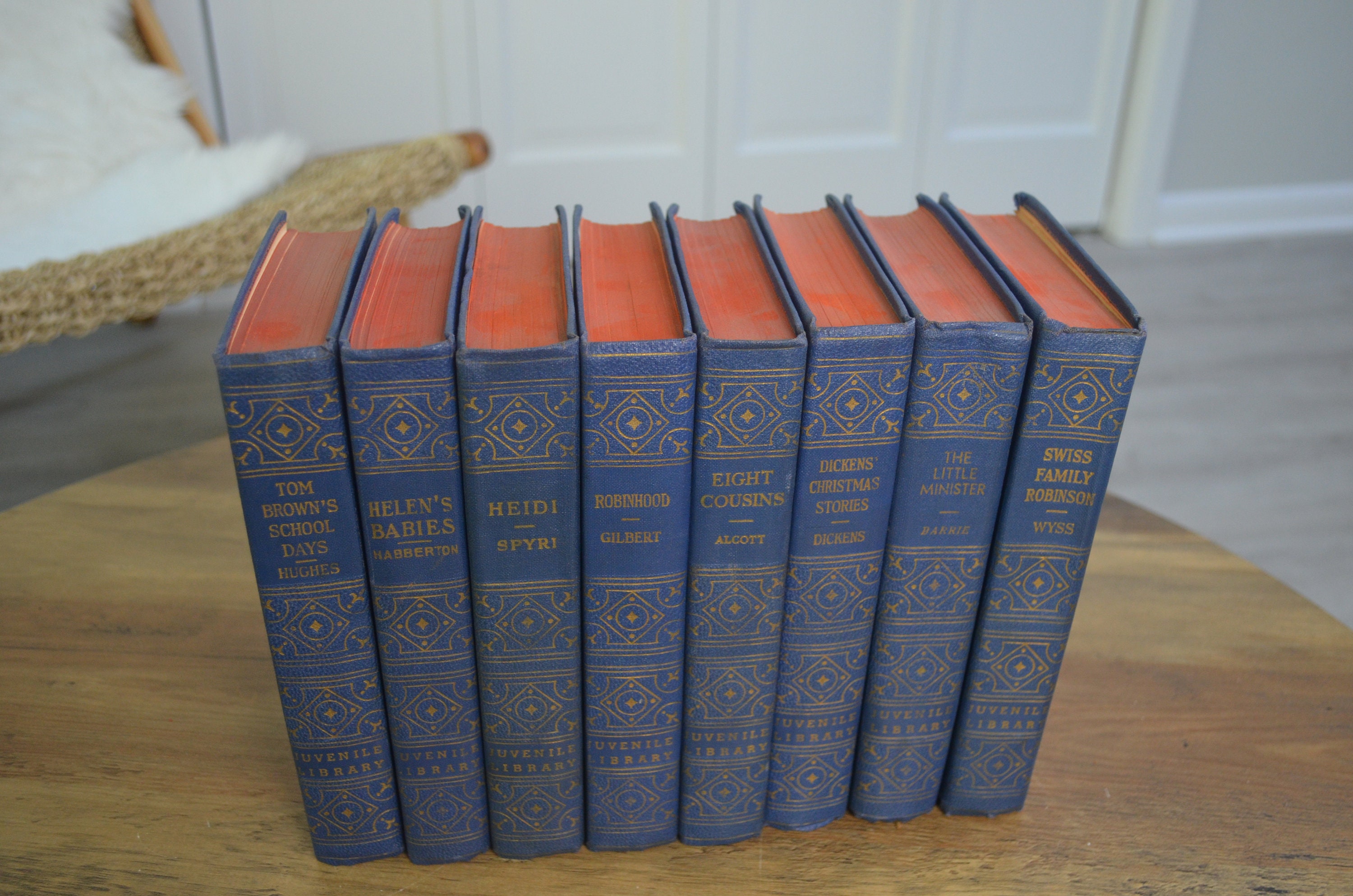 Juvenile Library, S/8, 1930's Maybe, Vintage Set of Children's ...