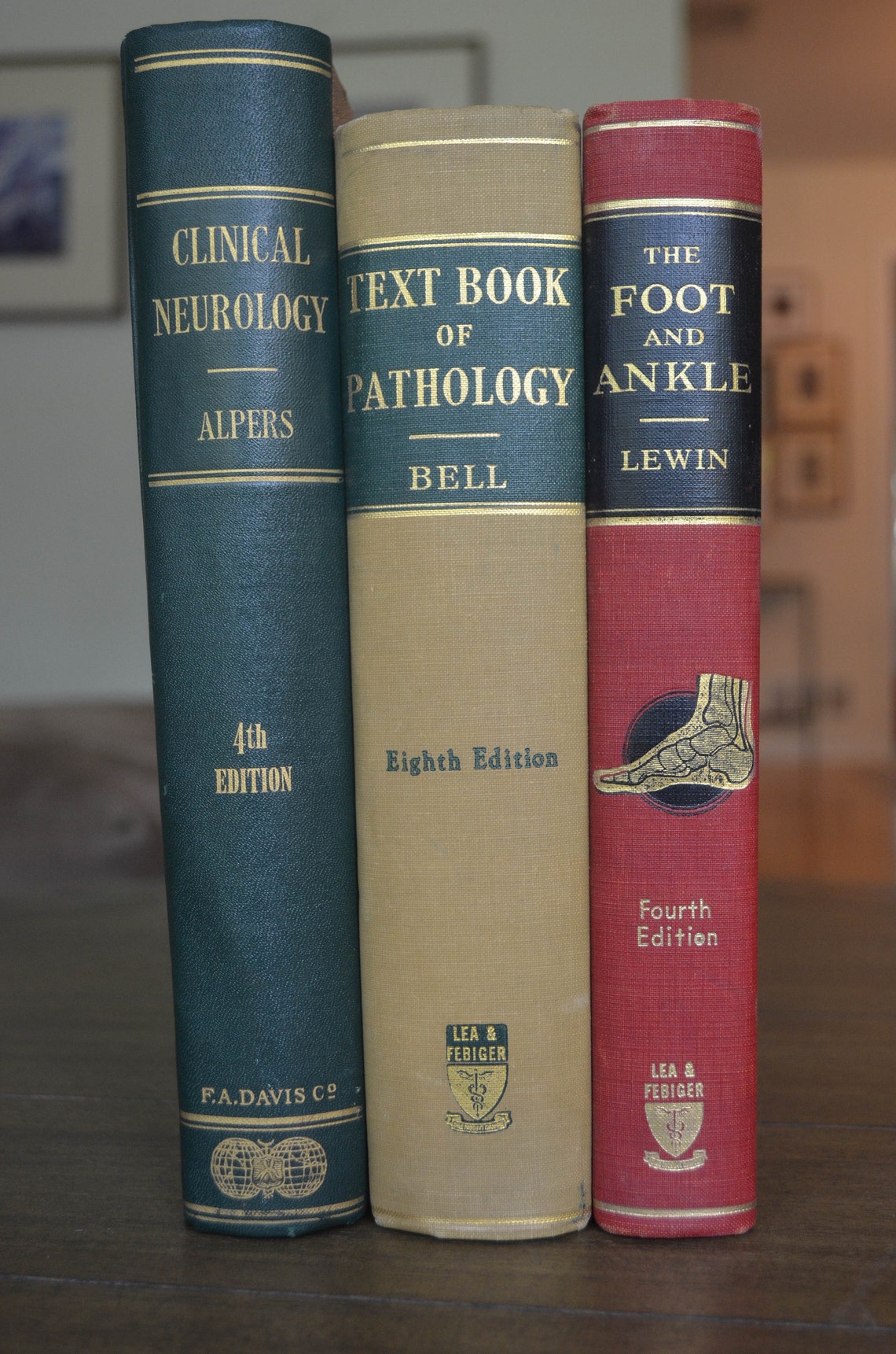 Three Vintage Medical Textbooks 19561960 Foot and Ankle Etsy