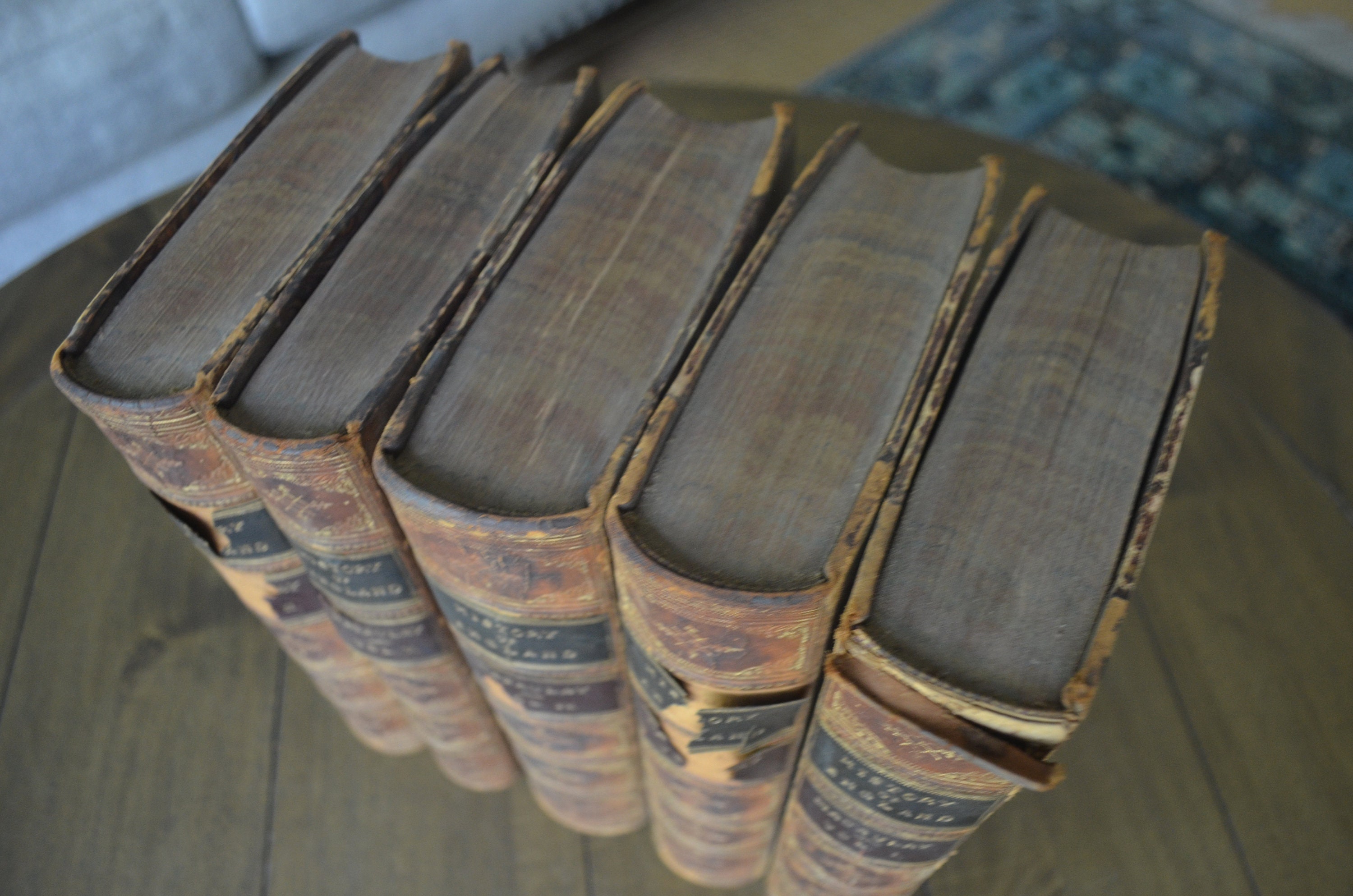 Antique Books, History Guizont, England, 5 Volumes, 1876, 19th Century (  1800s ), NIce Collection!!