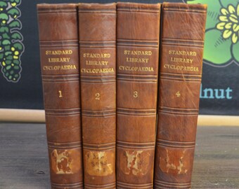 1848-49, The Standard Library Cyclopaedia, 4 volumes, Antique Reference Book, Henry G. Bohn publishers