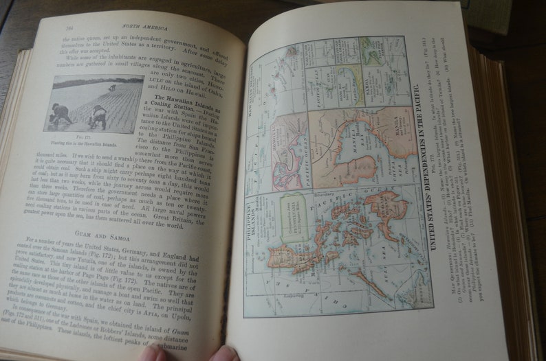 Two Vintage Antique Geography Textbooks, Tarr & McMurry's Geographies, 1903-1910, Classroom, Teacher, School, Education image 10