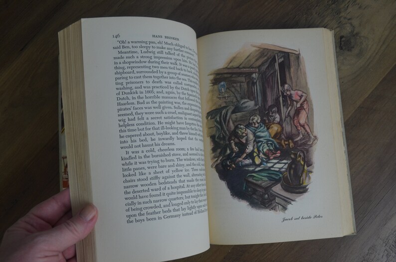 Hans Brinker or The Silver Skates, A Story of Life in Holland, by Mary Mopes Dodge, Illustrated Junior Library, 1945 image 8