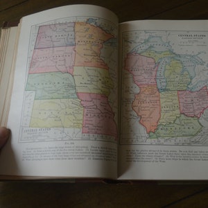 Two Vintage Antique Geography Textbooks, Tarr & McMurry's Geographies, 1903-1910, Classroom, Teacher, School, Education image 9