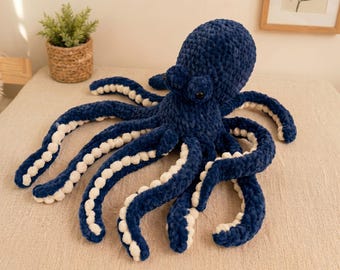 Anchor the Octopus Crochet Pattern | Giant Octopus Amigurumi (PDF Digital Download )