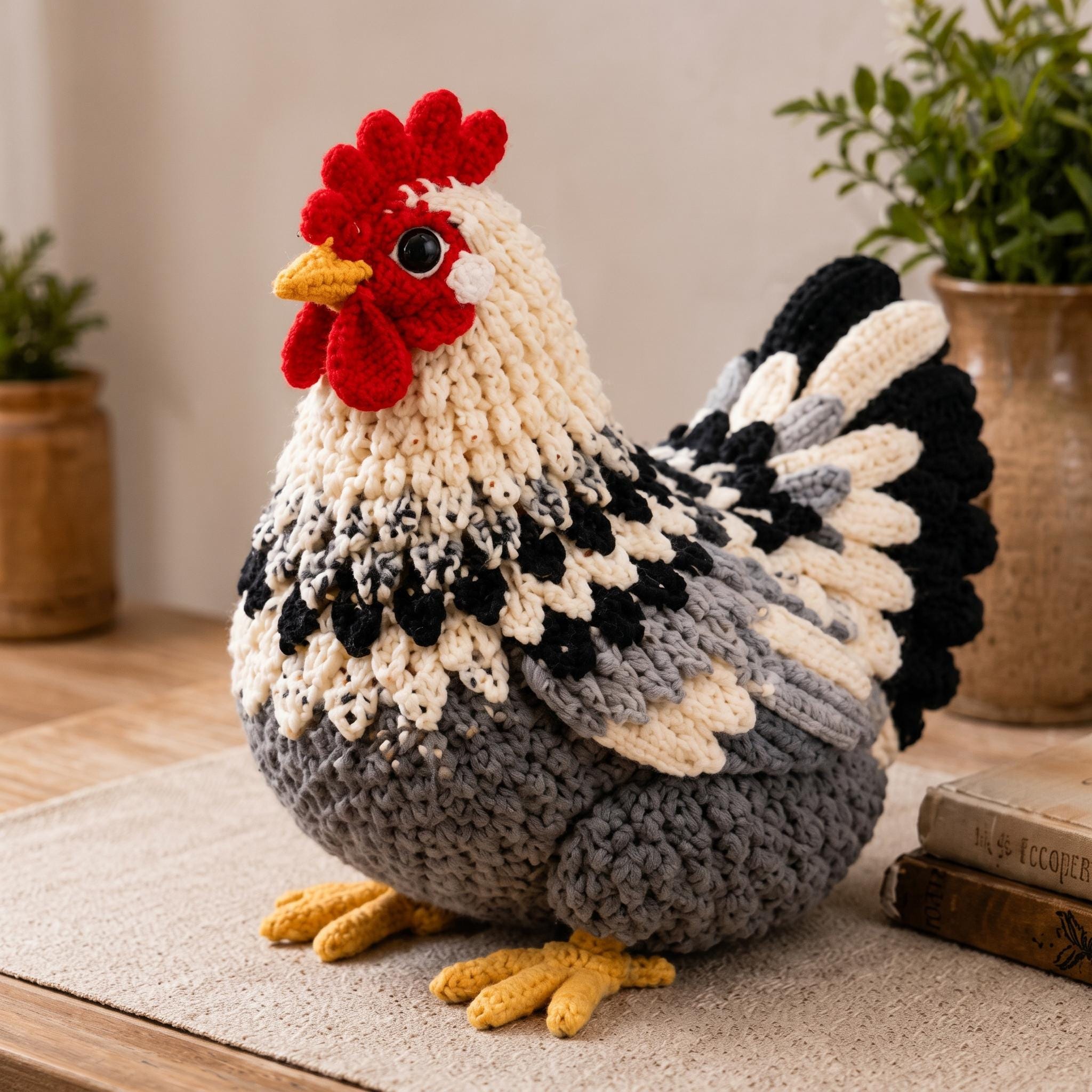 30 Rooster Crochet Patterns to Add Farmhouse Charm to Your Home Decor 25 Realistic Rooster Crochet Pattern, New Version