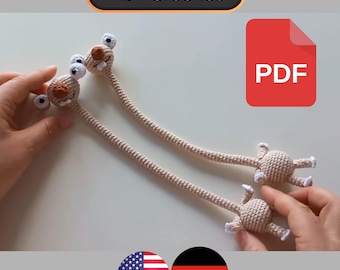 Realistic Lying Sloth Crochet Pattern PDF – Amigurumi Sloth Tutorial, Cute Animal Sloth Lover Gift , DIY Stuffed ( Beginner Friendly )