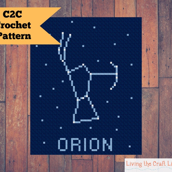 Orion C2C Blanket - Corner to Corner - Graphghan - Written Crochet Pattern and Graph - Instant Download