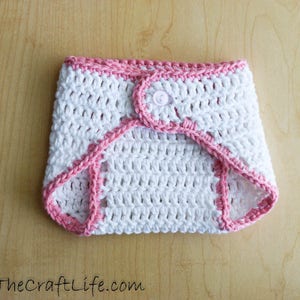 Newborn Diaper Cover - Crochet Pattern Tutorial - Instant Download