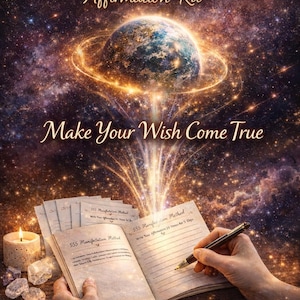 Personlig 555-manifestationsmetod PDF Attraktionslagen omedelbar digital nedladdning