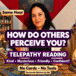How Do Others Perceive You? Telepathy Reading, First Impressions & Personality Insight, Same Hour Psychic Reading