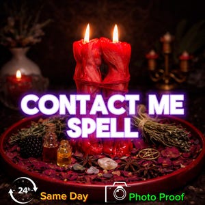Hechizo de Contacto / Ritual de Comunicación de Magia Blanca (Servicio el mismo día)