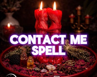 Contact Me Spell | White Magic Communication Ritual (Same Day Service)