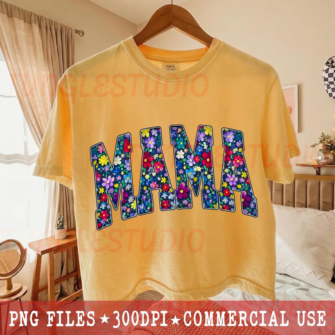 Hama Gradma Floral Mama Gradma Png File, Mother Day Png File, Matching Mother Day ...