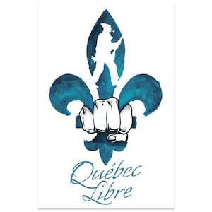 Free Quebec poster - Foam board