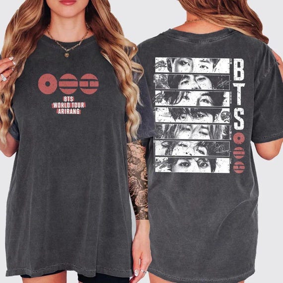 BTS World Tour 2026 Shirt, Arirang World Tour Shirt, Bangtan Boys Vintage Tee, Kpop Concert Outfit, Retro Kpop Graphic Shirt, Army Fan Gift