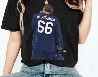 Di Laurentis 66 Hockey Player Graphic T-Shirt, Briar College Off Campus Tour Merch, The Score Romance Novel Fan Apparel