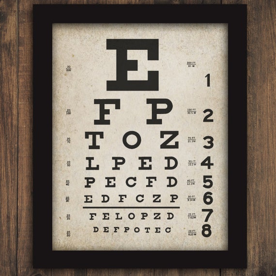 Different Types Of Vision Charts