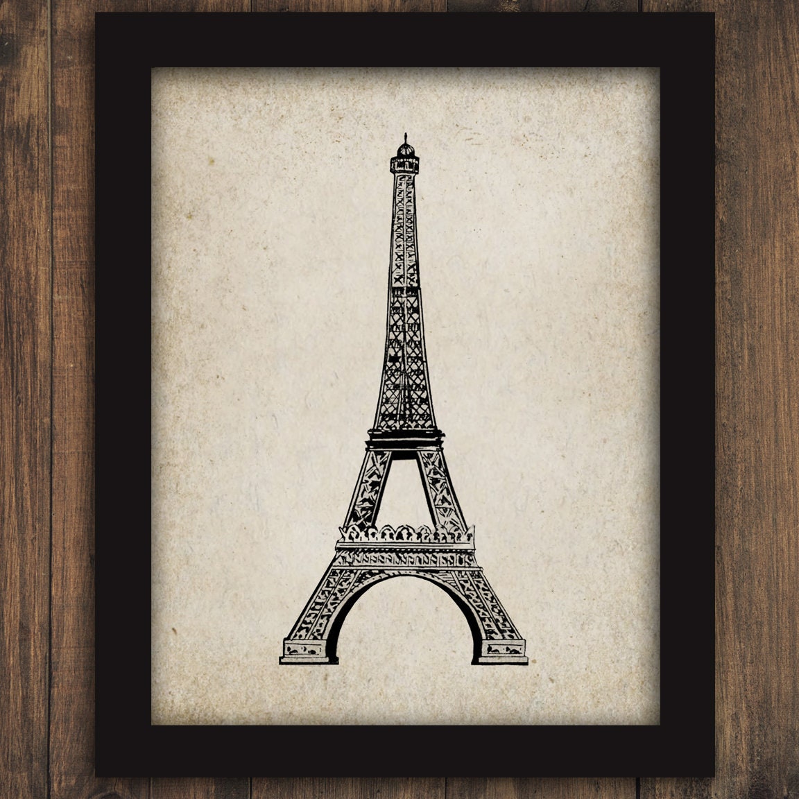 French Decor Eiffel Tower Print Paris Poster Black And White Wall Art Eiffel Tower Photography Printable France Art Digital Download