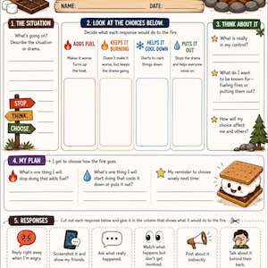 Don’t Feed the Fire | Conflict Resolution and Self Control Activity