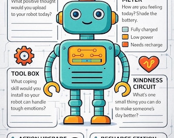 Construye un robot para un día mejor ~Hoja de trabajo SEL