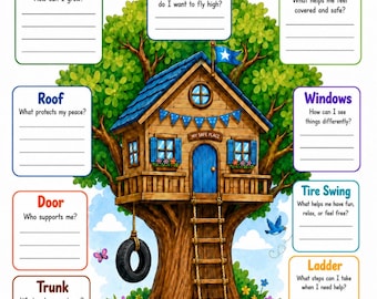 My Tree House of Support SEL Worksheet