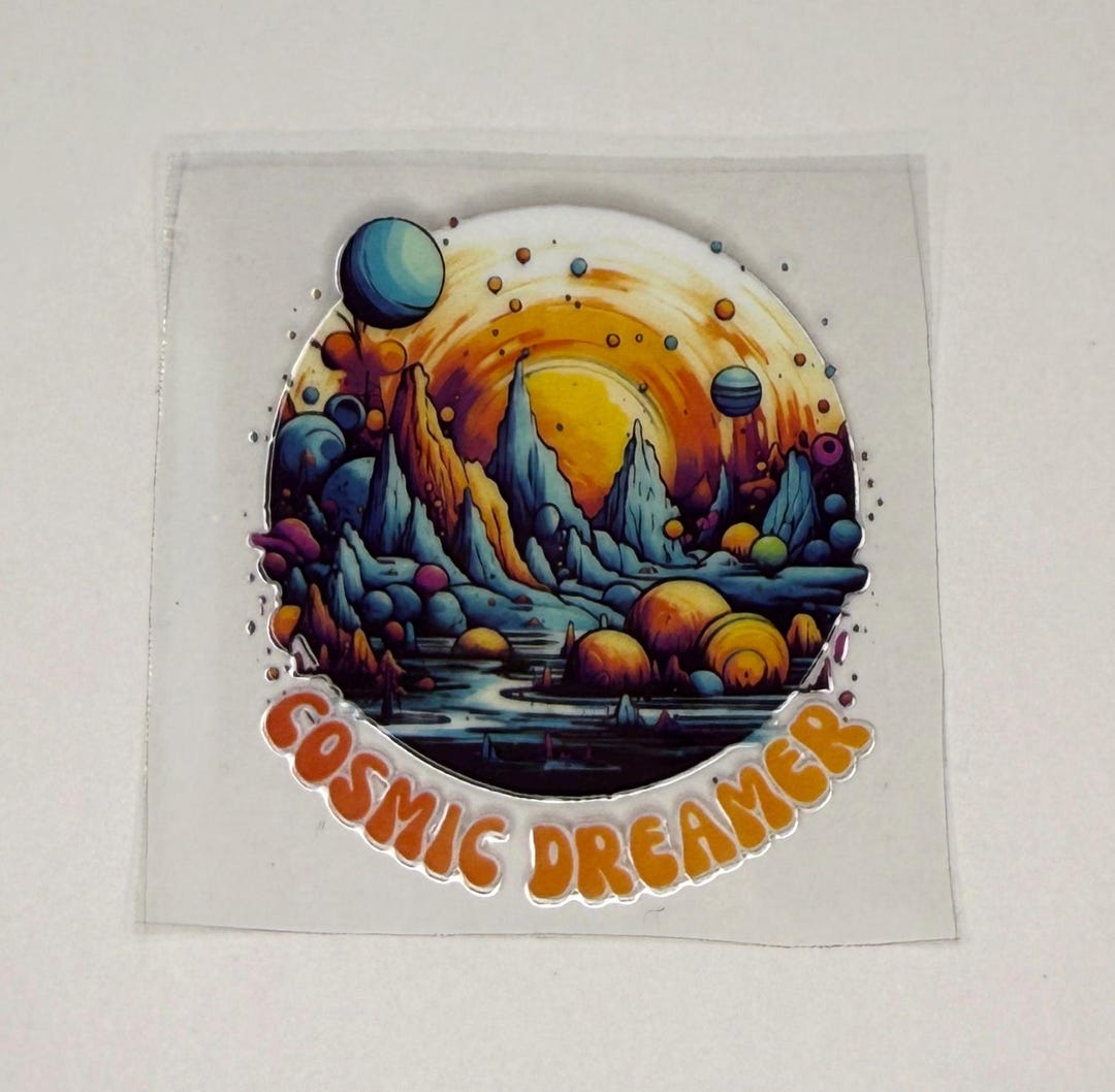 UV Sticker Cosmic Dreamer - Etsy
