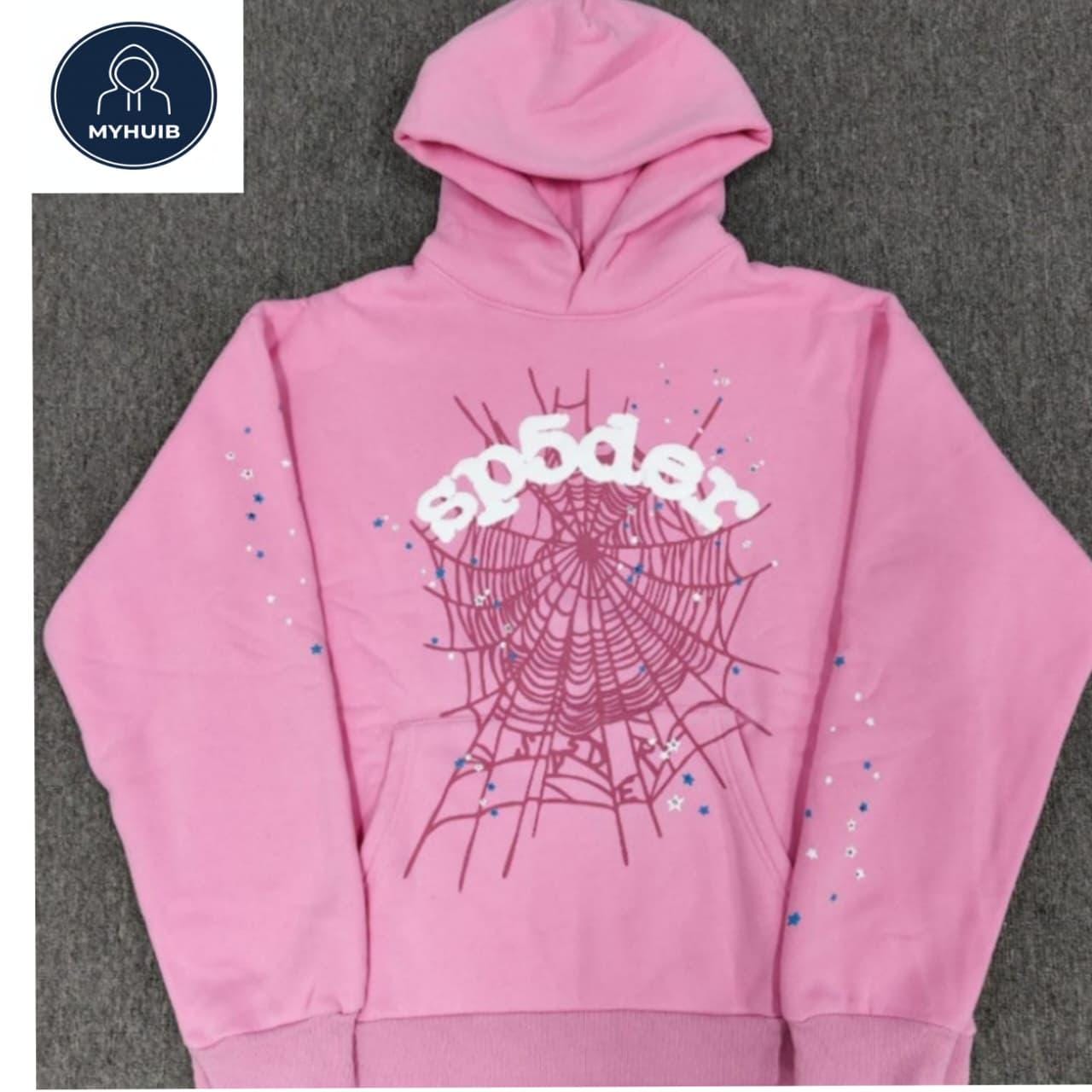 Sp5der Pink Hoodie - Etsy Canada