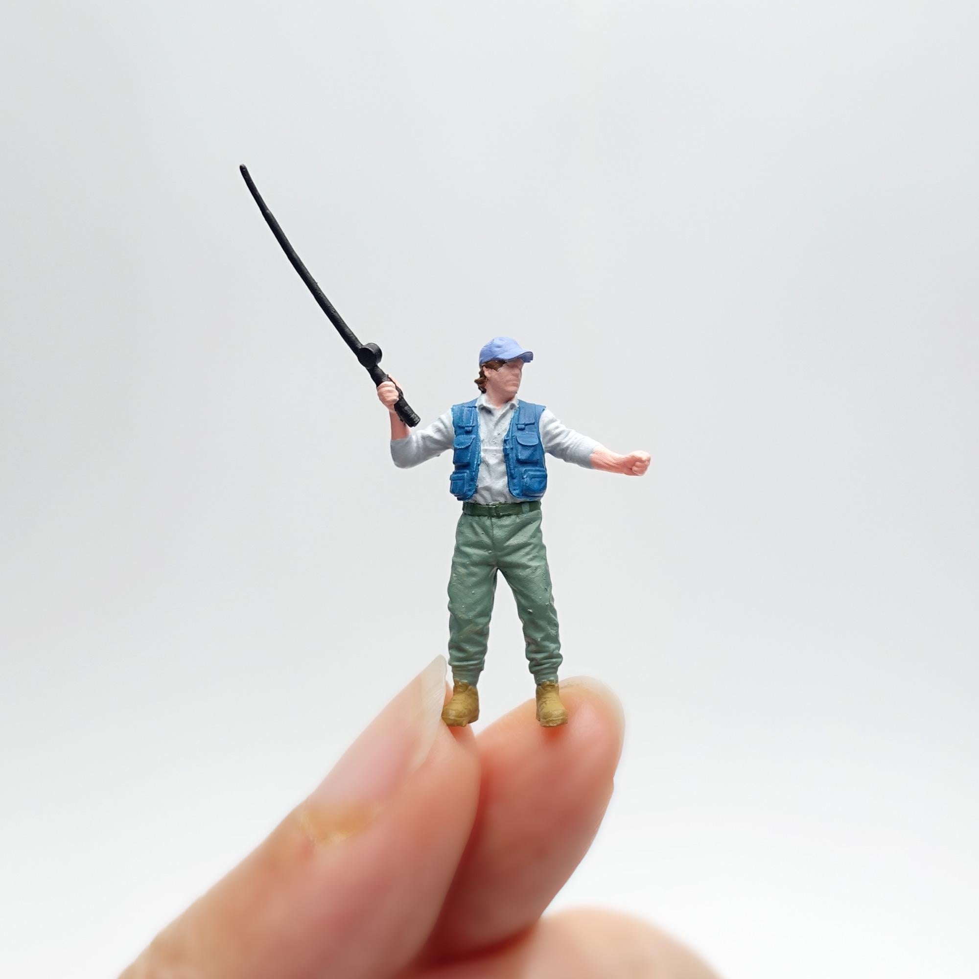 Fisherman figurine - Etsy 日本