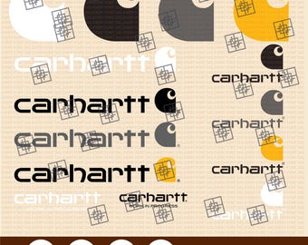 Carhartt Style Bundle | Bearbeitbare digitale Datei, png svg dxf pdf (digitaler Download)
