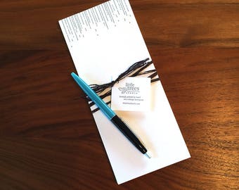 CUSTOM ORDER JASON H (Letterpress Buckslips - Rain - Smokey Blue Notecard)