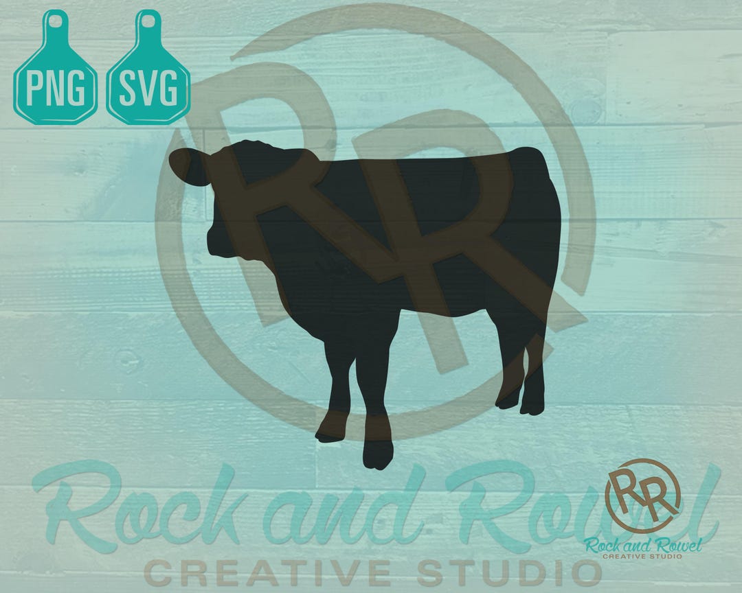 Heifer Silhouette SVG Files Cattle SVG Vector Download Vector File ...