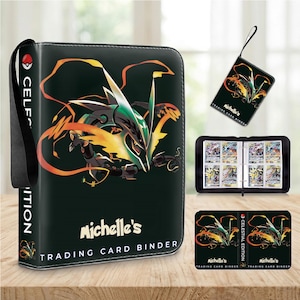 rayquaza card binder Master Set Pages Printable PDF | Pokmon TCG Placeholder Pages | Complete Rayquaza Collection Binder Digital Download archivalsafe pages Rayquaza Pokemon Card binder New