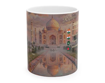Personalized Genealogy Coffee Mug of Indian Heritage & Custom India Family Tree Ancestry Gift